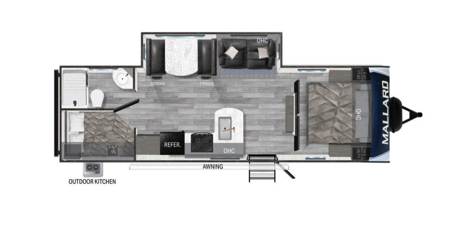 Mallard M26 Floorplan