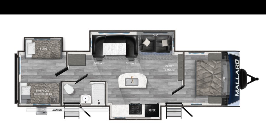 Mallard M33 Floorplan