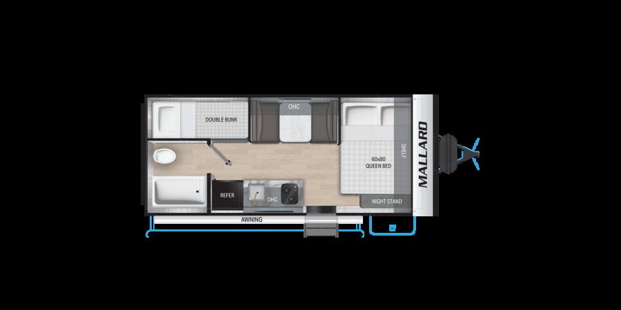 Mallard 17BHL Floorplan