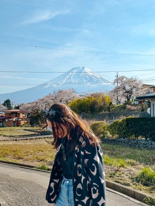 Majestic Mount Fuji under a clear sky