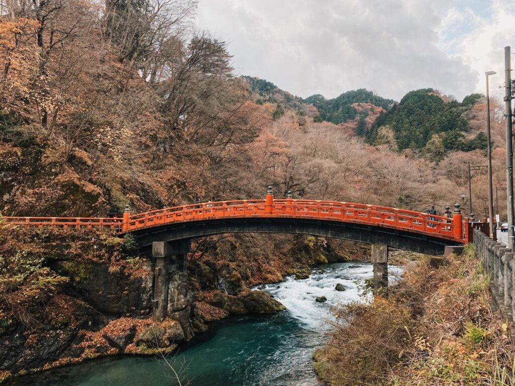 Shinkyo Bridge in Nikko, a historic and picturesque bridge