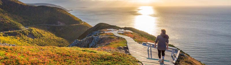 Scenic coastal view of Nova Scotia, Canada