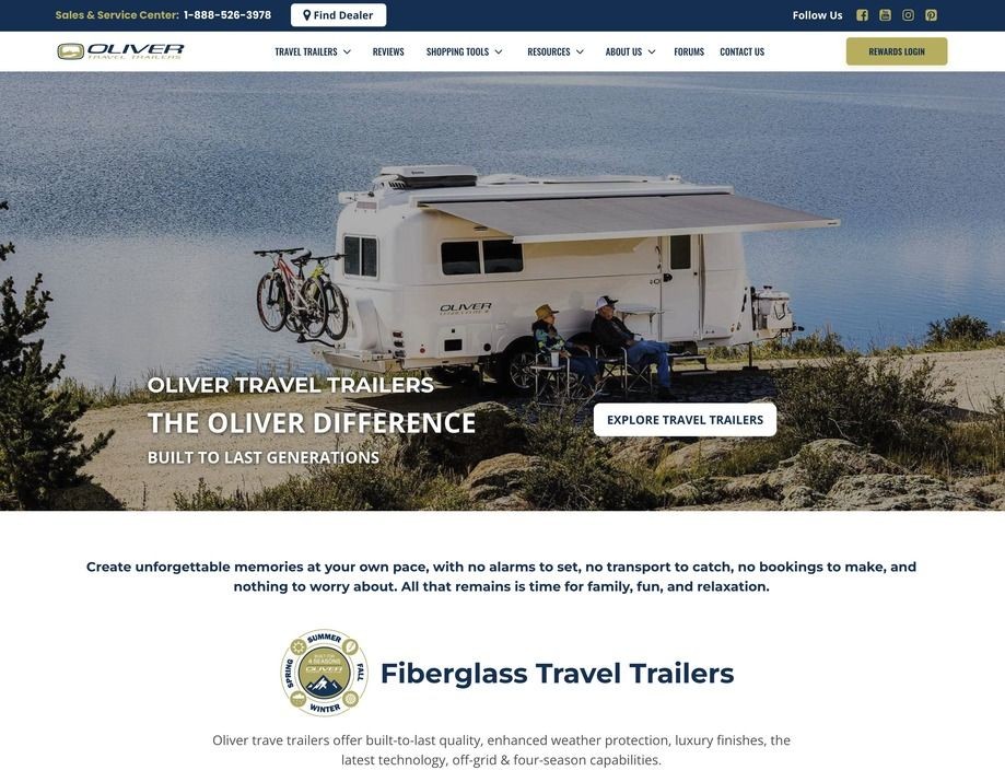 Oliver Travel Trailer Models