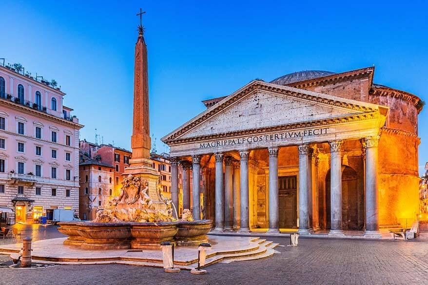 The majestic Pantheon in Rome, Italy