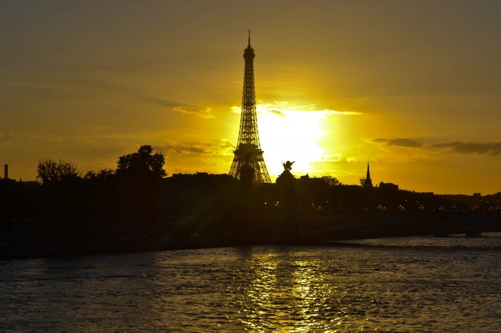 Eiffel Tower, Sunset, Paris