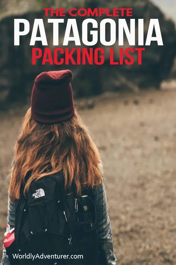 A pin image summarizing the Patagonia summer gear for travel packing list