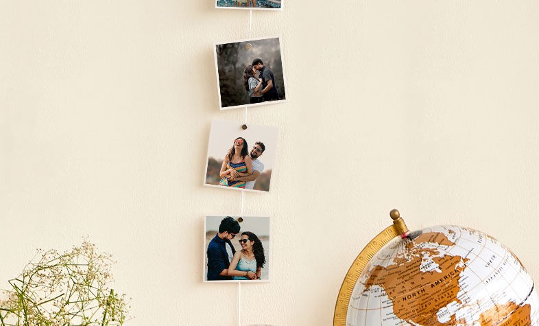 Travel Photo Display for Home Decor