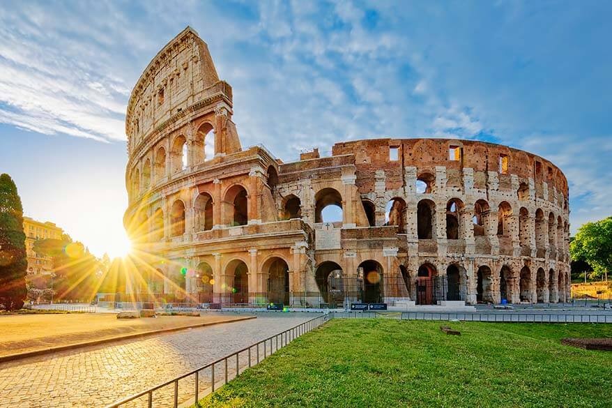 The Colosseum in Rome, Italy