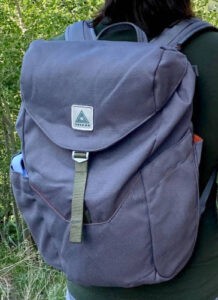 The Salkan Daypack angled view