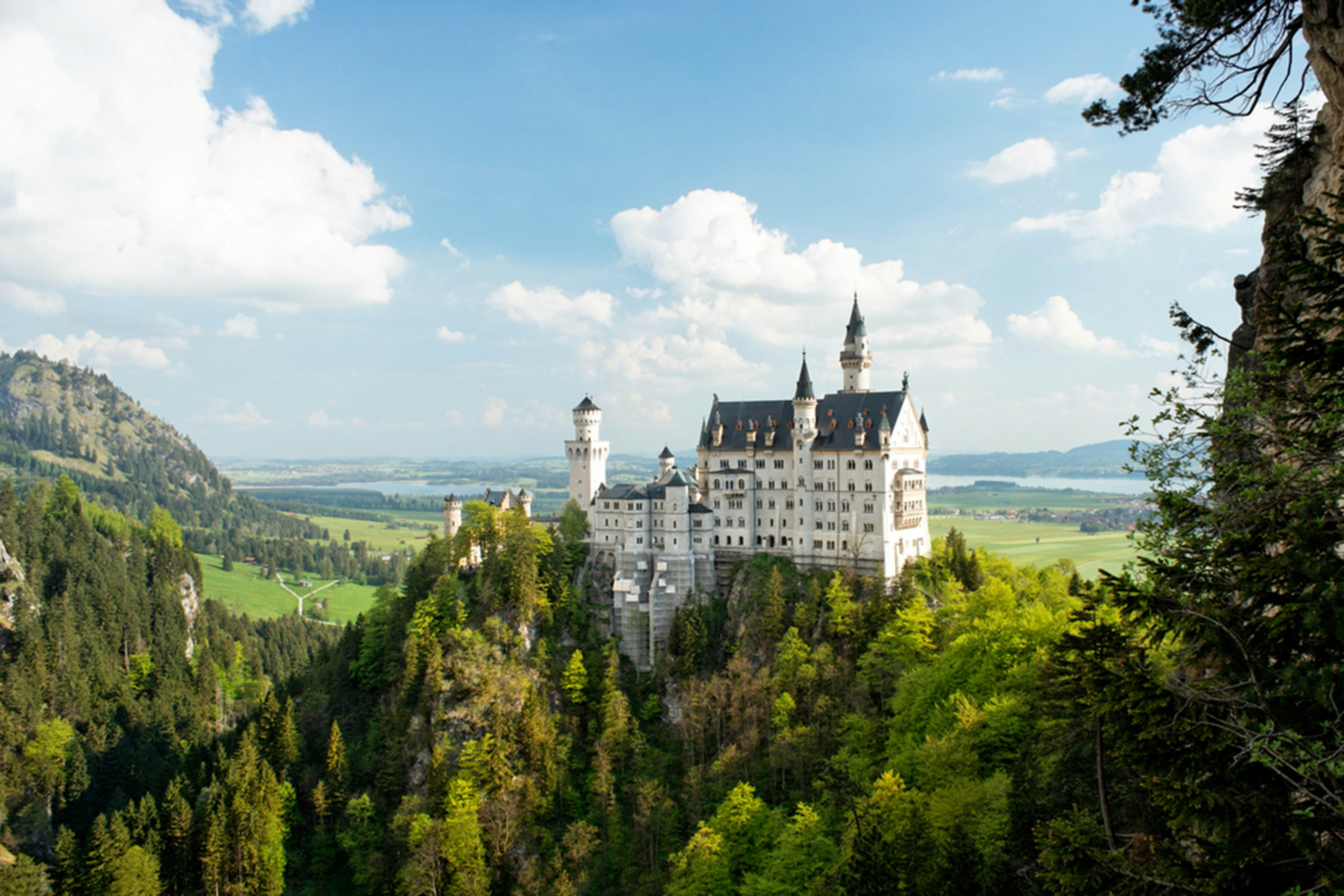 Neuschwanstein Castle in Bavaria, Germany