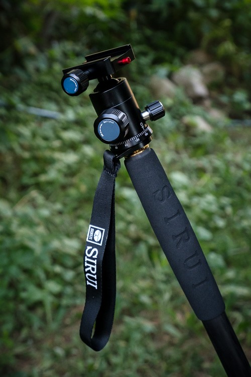 Sirui 7C tripod monopod conversion