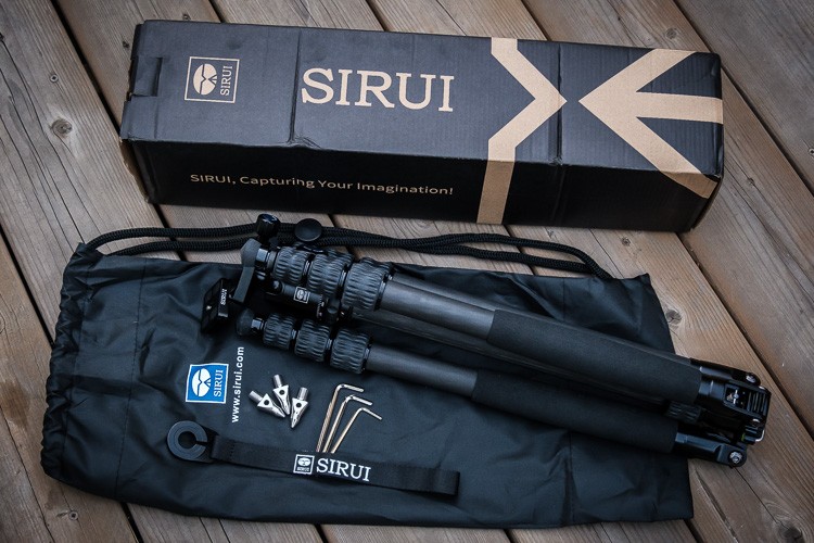 Sirui travel tripod 7c kit contents