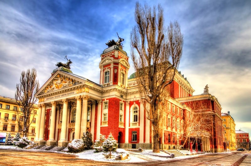 National Theatre in Sofia, Bulgaria