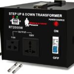 Heavy 2000 Watt 220V to 110V step-down transformer for using 110V appliances in Italy