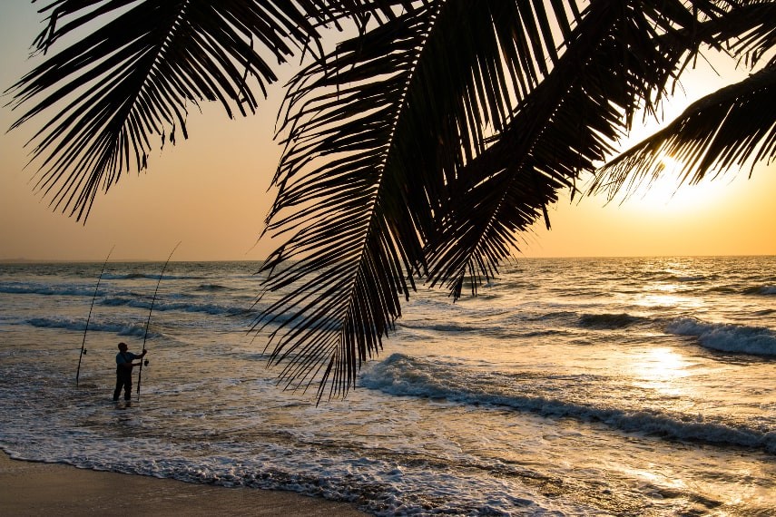 Vibrant market scene in The Gambia, a culturally rich and warm destination in February