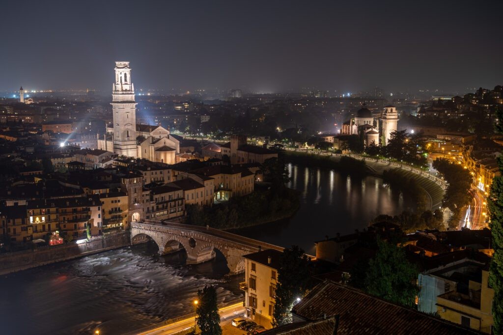 View from Castel San Pietro overlooking Verona