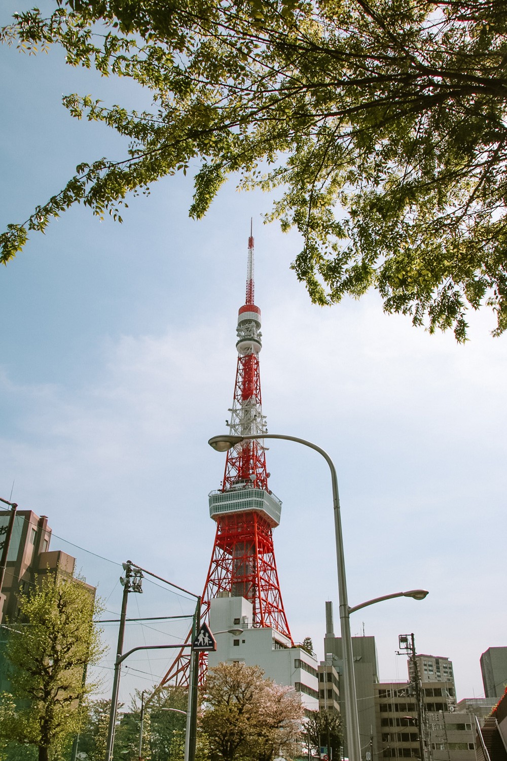 Tokyo Tower, a classic symbol of the city's skyline