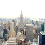 Iconic New York City skyline vista from the Top of the Rock observation deck, a must-see in any NYC travel guide.