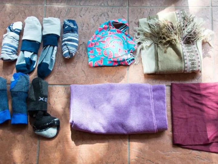 Underwear as part of a Patagonia packing list, highlighting essential summer gear for travel Patagonia