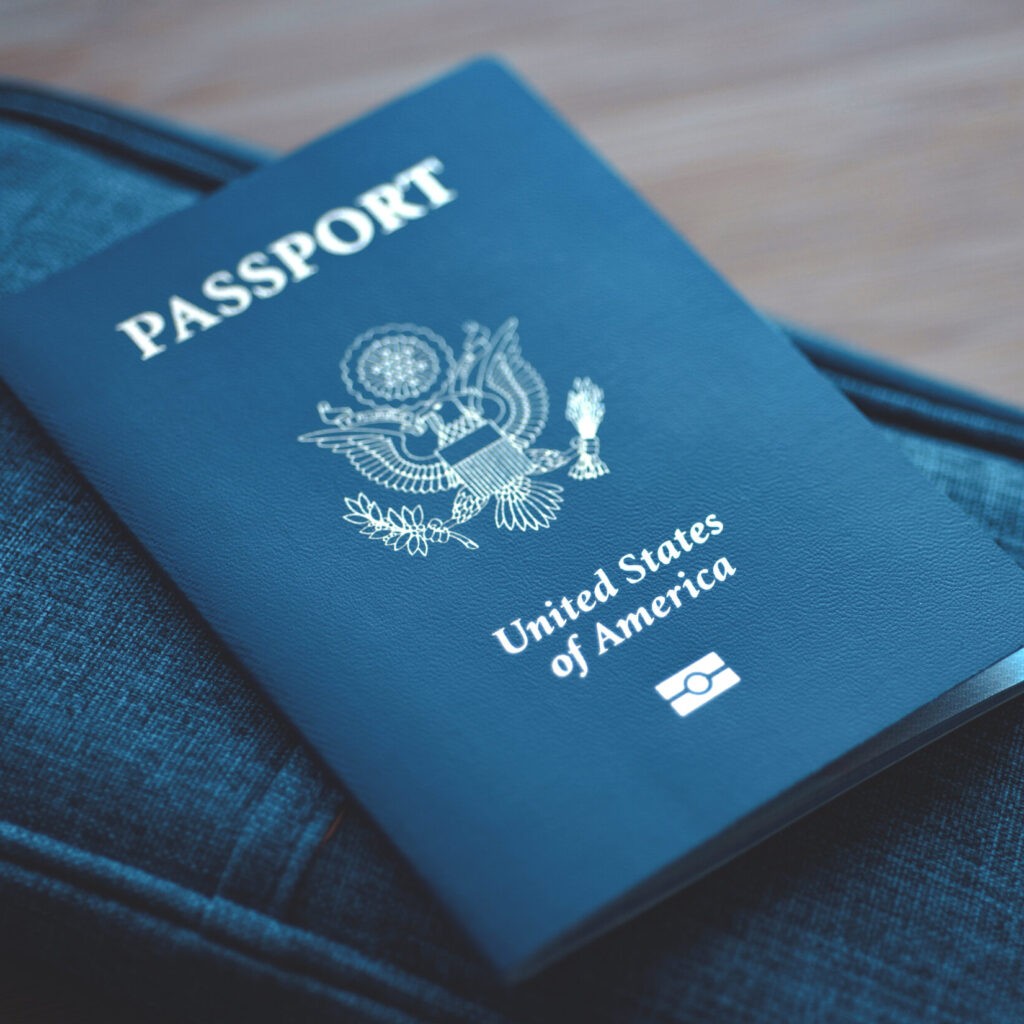 U.S. Passport, a vital document for international travel.