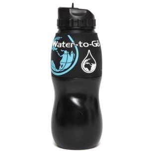 Water-to-go Travel Water Bottle with Filter, showcasing its portability and suitability for travel.