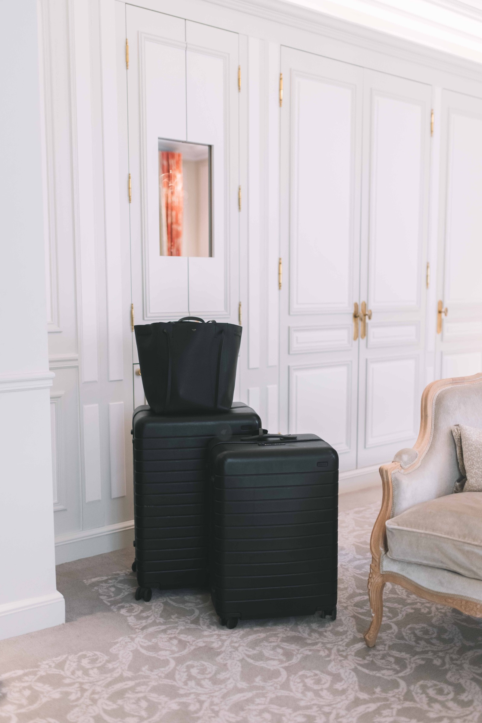 Away luggage set, showcasing travel essentials and quality luggage