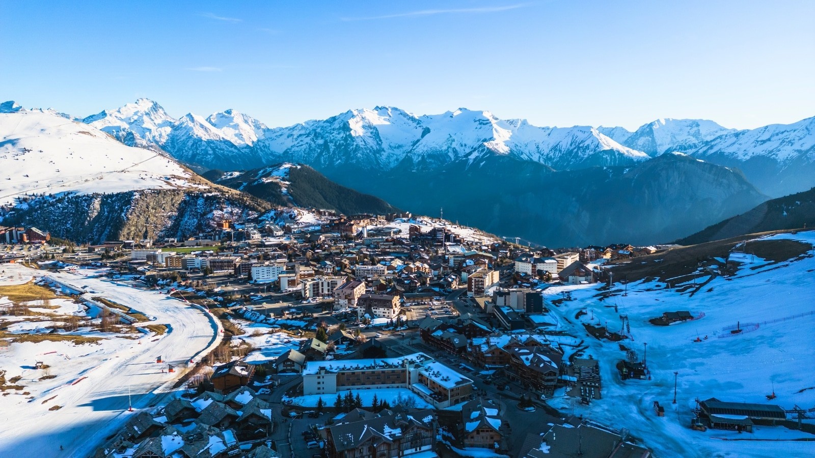 Town in Alpe d'Huez, France