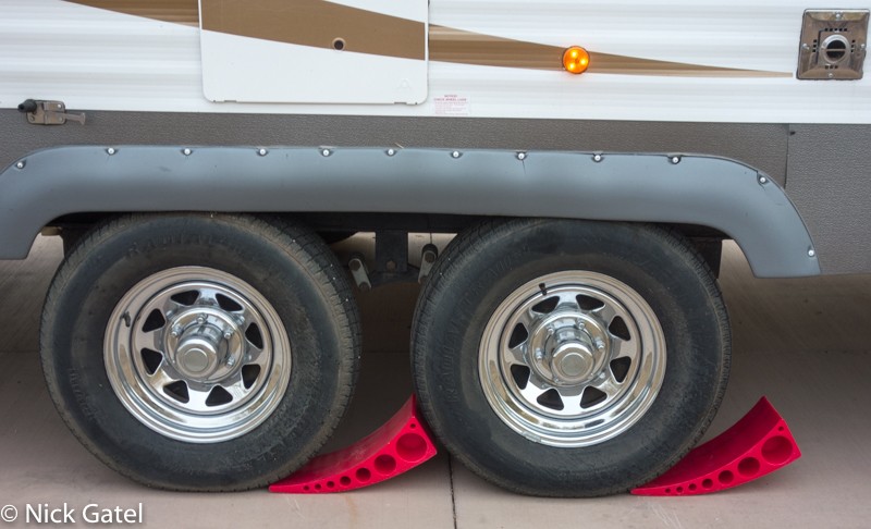 Andersen Camper Levelers for easy side-to-side leveling