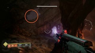 Destiny 2 Visions of the Traveler collectible in Seclusion Cyst cave