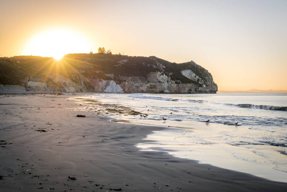 Avila Beach California, showcasing its sandy beaches and mild winter weather