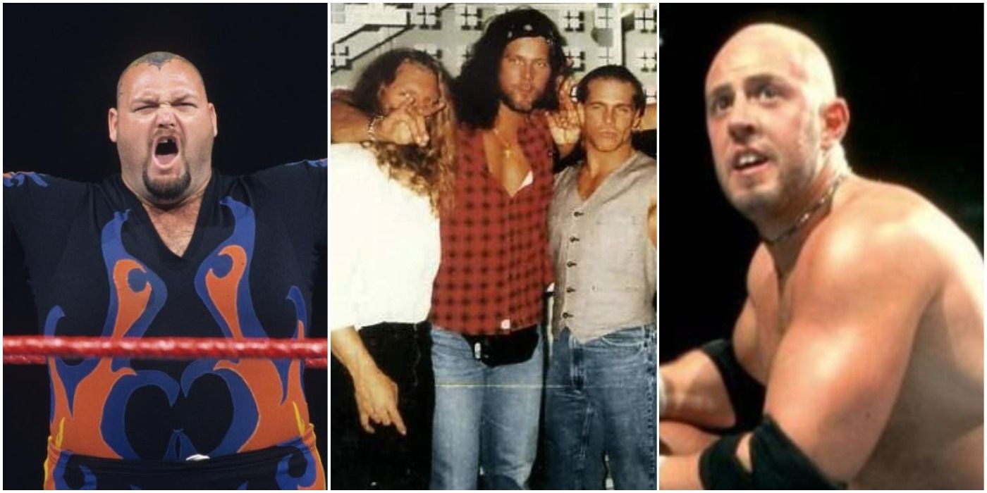 Bam Bam Bigelow, Justin Credible, Kliq backstage