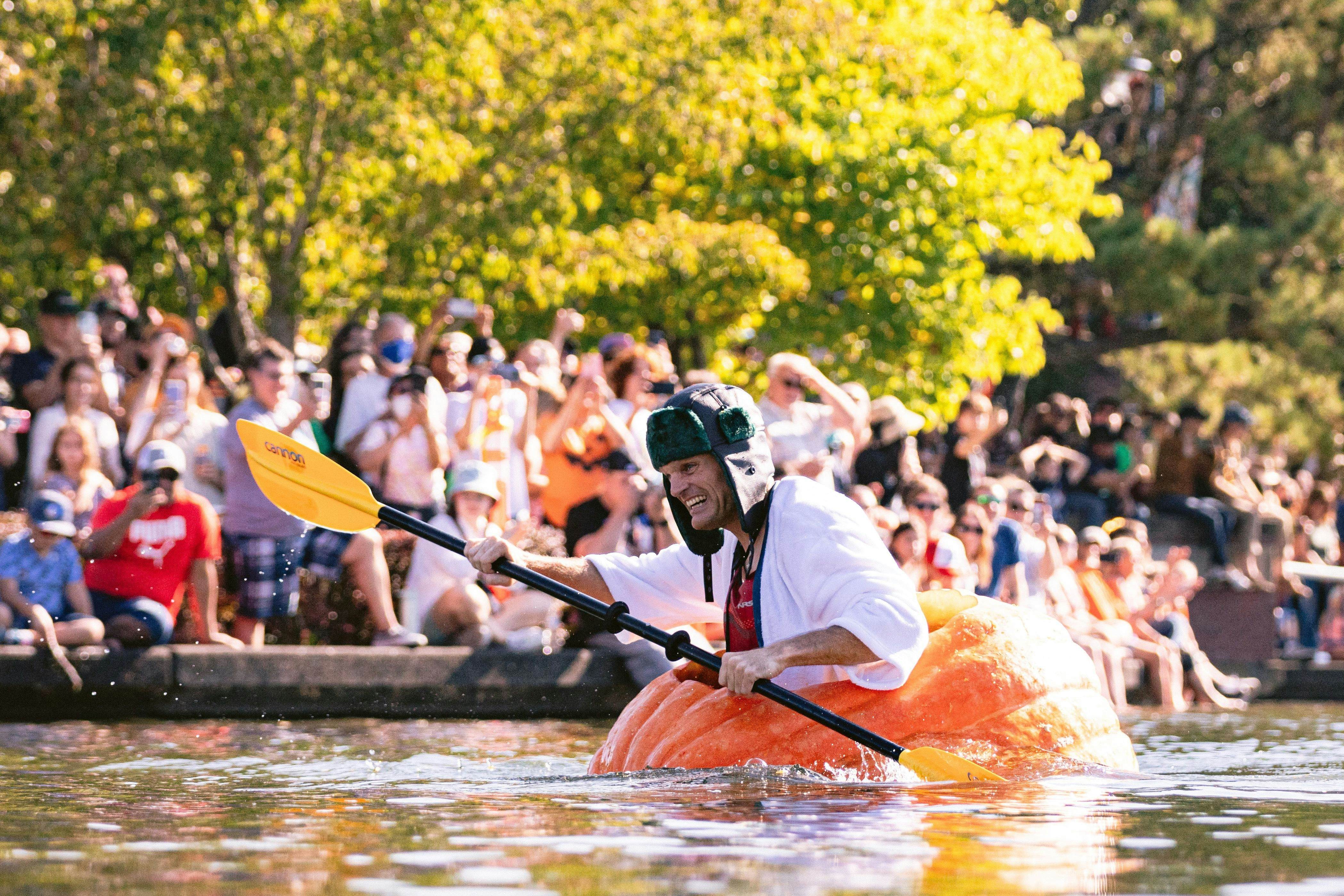 Giant Pumpkin Regatta in Portland, Oregon