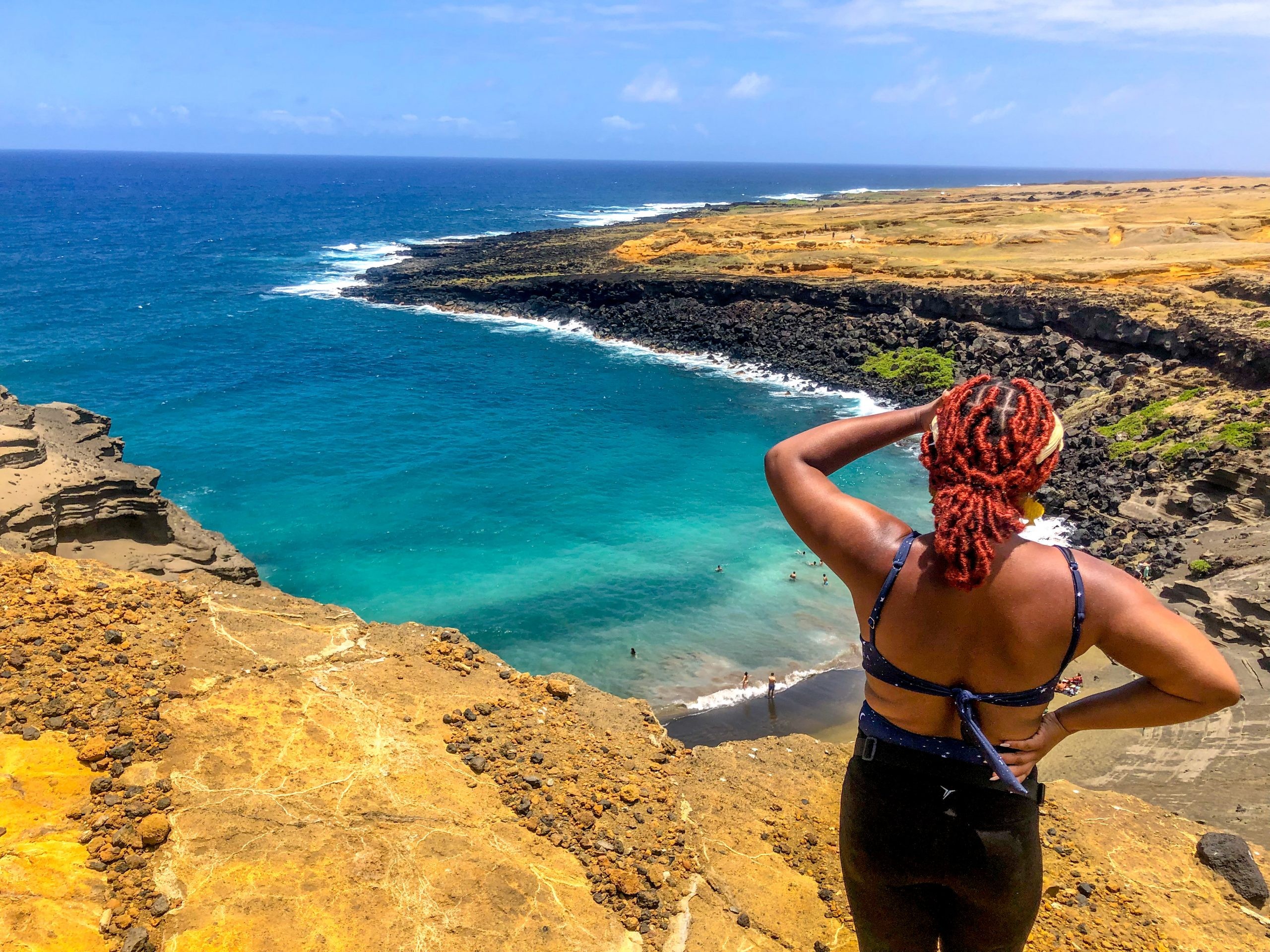 Green sand beach big island hawaii