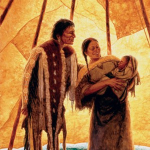 Sacagawea with Jean Baptiste