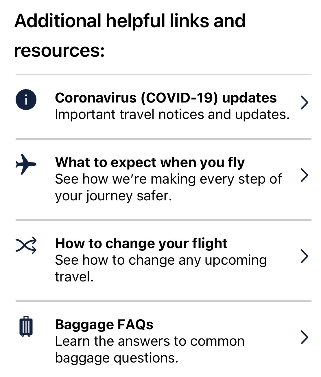United Airlines Baggage FAQ