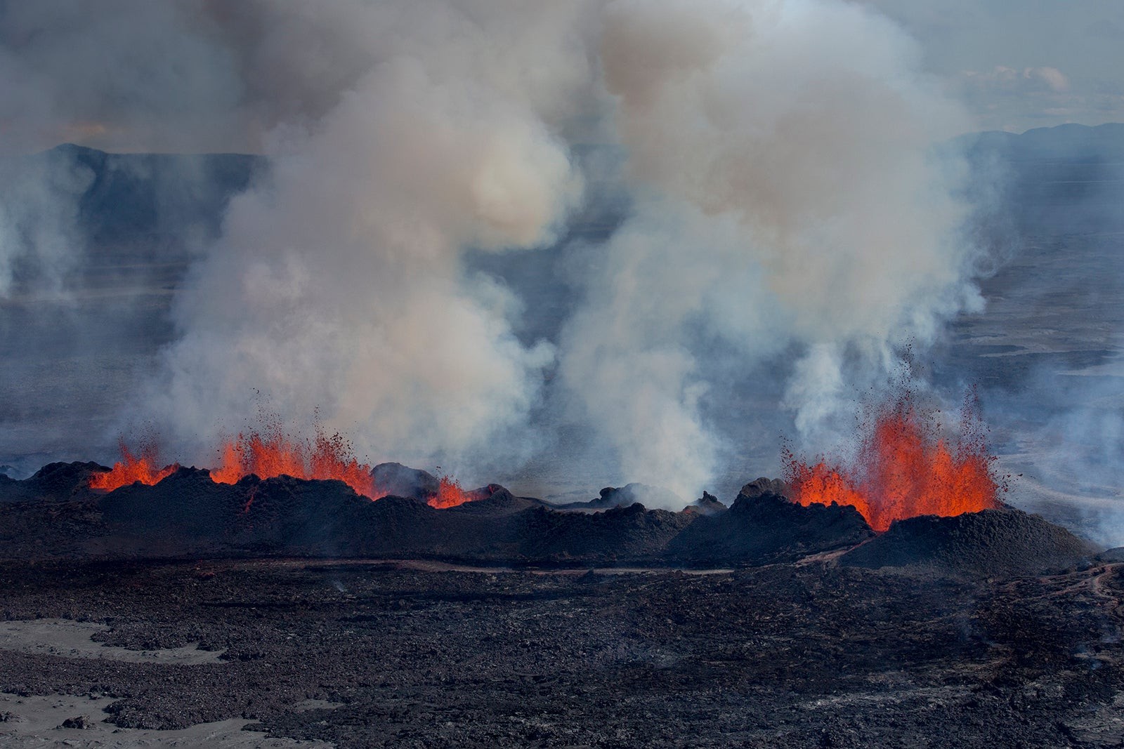 Volcanic eruption on the Reykjanes Peninsula