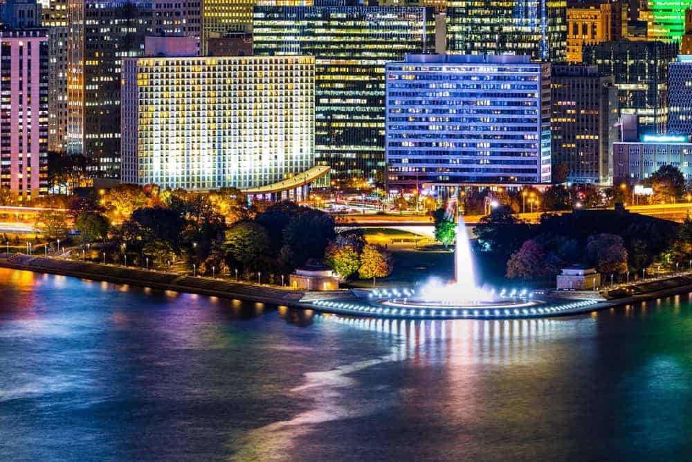 Pittsburgh Buildings at Night