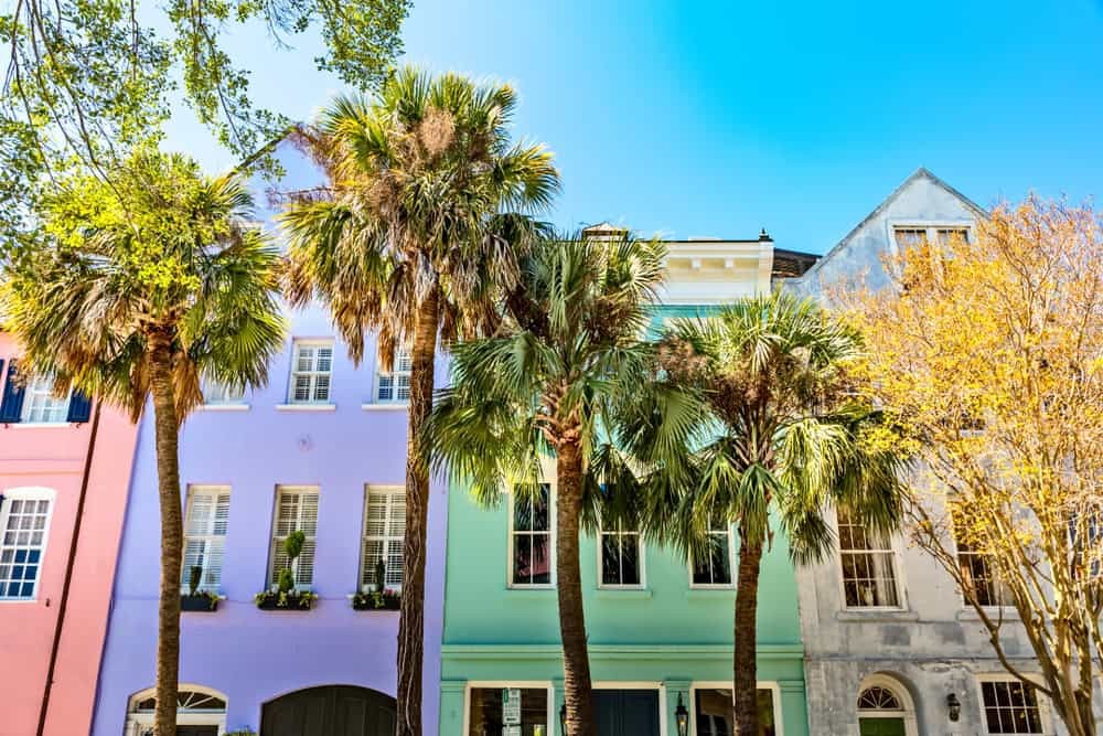 Rainbow Row, Charleston, South Carolina