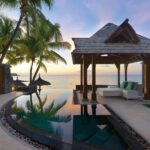 Luxury accommodation in Mauritius offering stunning ocean views and private pools, perfect for a relaxing vacation