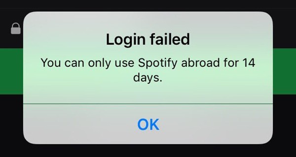 Spotify Abroad Restriction