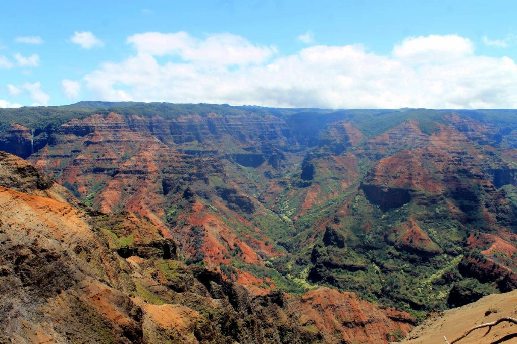 Waimea Canyon on Kauai, showing the vastness and beauty of the landscape