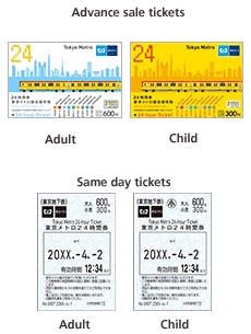 Tokyo Metro 24-Hour Ticket for unlimited travel