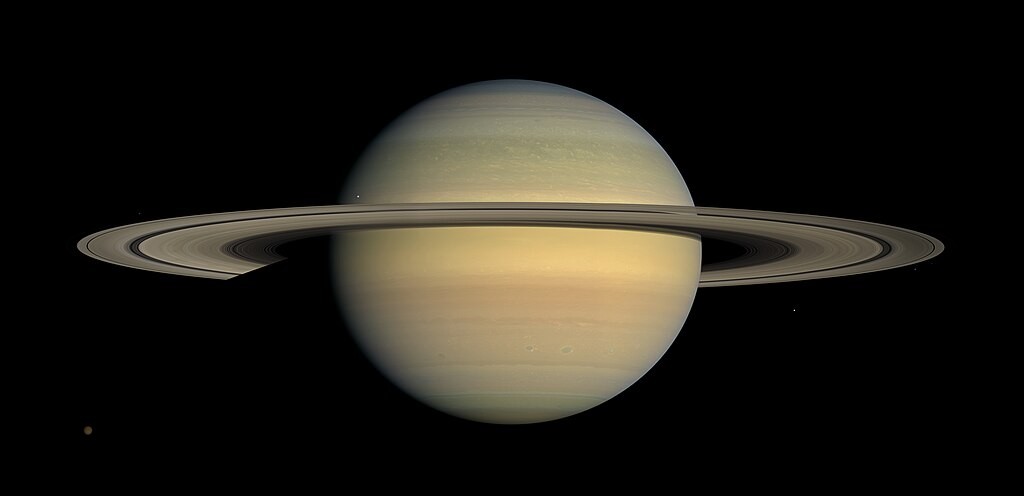 Saturn with its rings