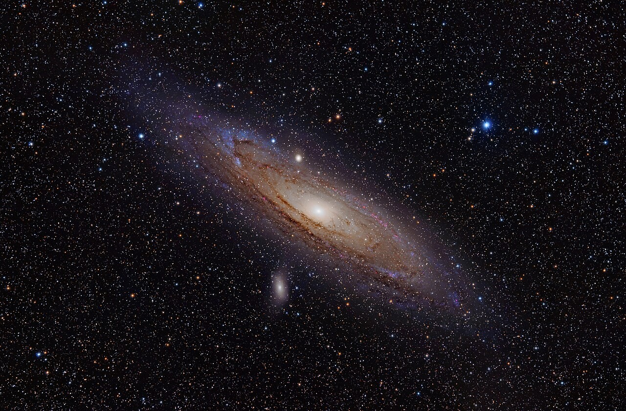 Andromeda Galaxy from Earth's Perspective