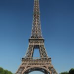 Eiffel Tower at dusk