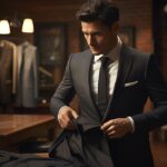 folded sports coat