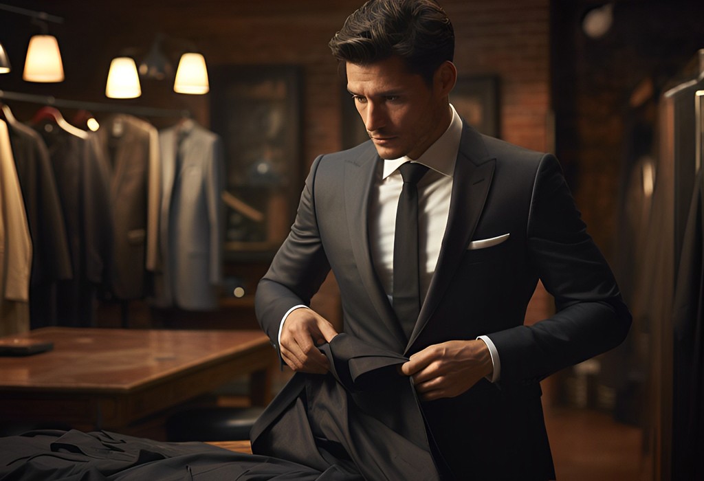 folded sports coat