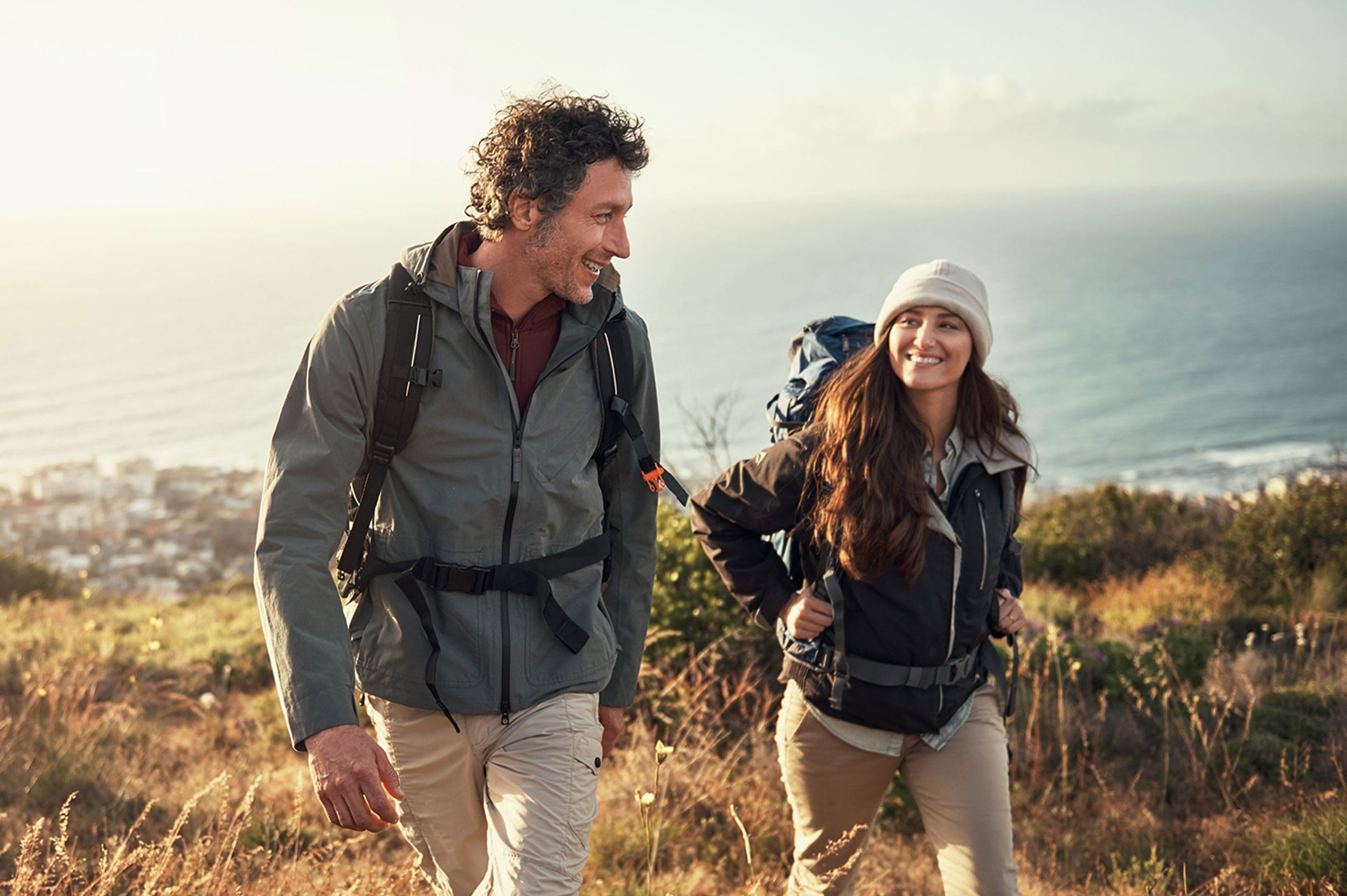 Healthy snacks for travel, including nuts, fruits, and whole-grain crackers