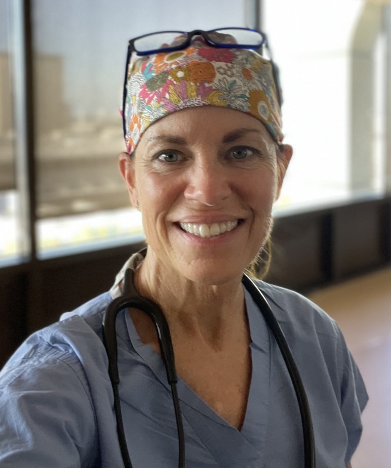 Pamela Esmond during her travel nurse assignment, highlighting the flexibility of the role