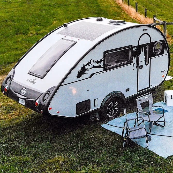 nuCamp Tab 400 teardrop camping trailer